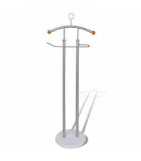 vidaXL Valet Stand Coat Shirt Organizer Metal Frame