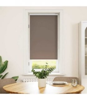 vidaXL Roller Blind Blackout 64,4x120 cm Fabric Width 60 cm Coffee