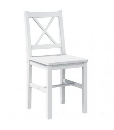 vidaXL 5 Piece Dining Set White
