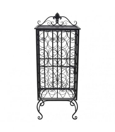 vidaXL Wine Rack for 28 Bottles Metal