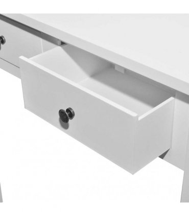 vidaXL Dressing Console Table with Two Drawers White