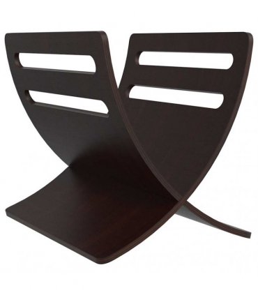 vidaXL Wooden Magazine Rack Floor Standing Brown