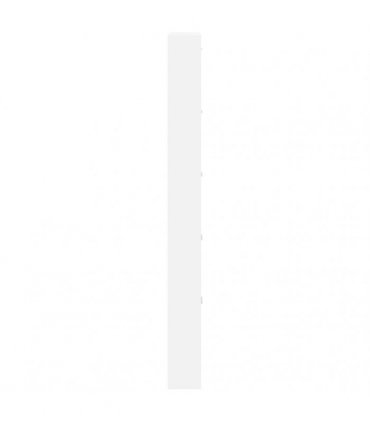 White Wooden Shoe Cabinet with 5 Compartments