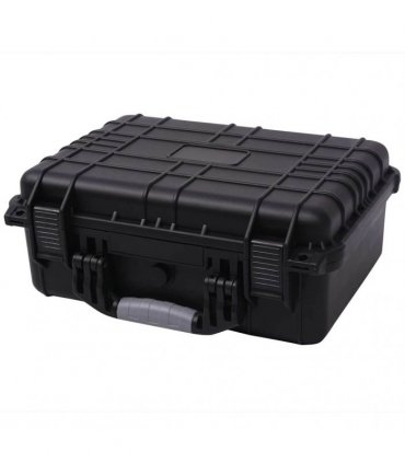 vidaXL Protective Case Black 40,6x33x17,4 cm