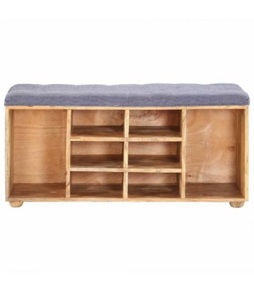 vidaXL Hall Bench 100x35x47 cm Solid Mango Wood