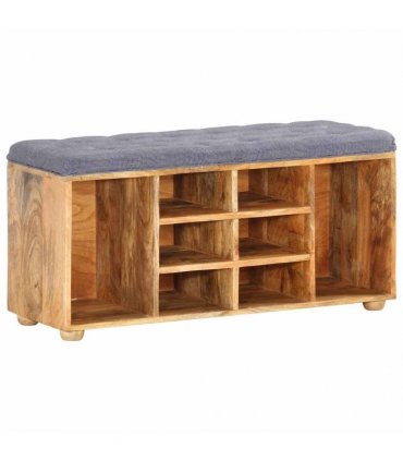 vidaXL Hall Bench 100x35x47 cm Solid Mango Wood