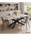 vidaXL Dining Table 180x90x76 cm Solid Bleached Mango Wood