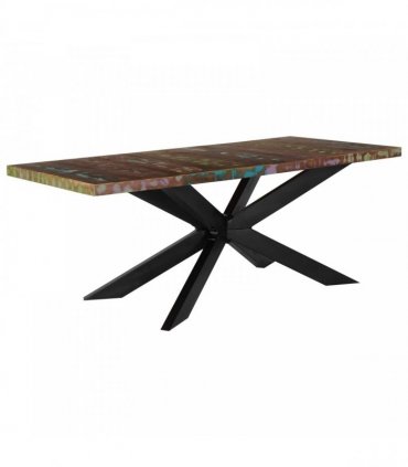 vidaXL Dining Table 180x90x76 cm Solid Reclaimed Wood