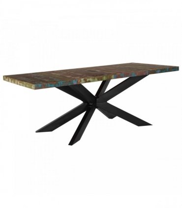 vidaXL Dining Table 180x90x76 cm Solid Reclaimed Wood