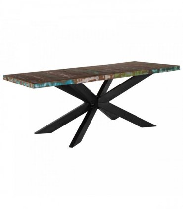 vidaXL Dining Table 180x90x76 cm Solid Reclaimed Wood