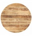 vidaXL Table Top Solid Mango Wood Round 25-27 mm 40 cm