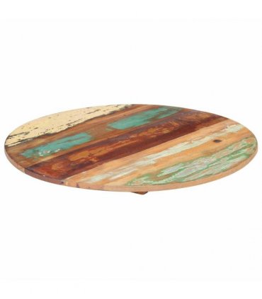 vidaXL Round Table Top 50 cm 15-16 mm Solid Reclaimed Wood