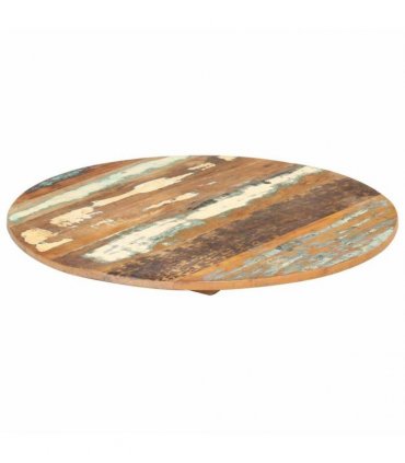 vidaXL Round Table Top 50 cm 15-16 mm Solid Reclaimed Wood