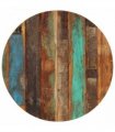 vidaXL Round Table Top 80 cm 15-16 mm Solid Reclaimed Wood
