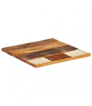 vidaXL Square Table Top 60x60 cm 25-27 mm Solid Reclaimed Wood