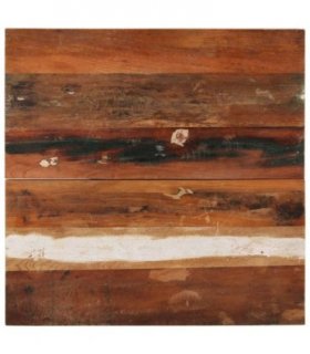 vidaXL Square Table Top 70x70 cm 25-27 mm Solid Reclaimed Wood