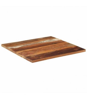 vidaXL Square Table Top 70x70 cm 25-27 mm Solid Reclaimed Wood