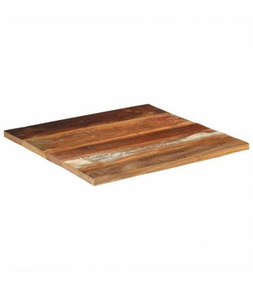 vidaXL Square Table Top 70x70 cm 25-27 mm Solid Reclaimed Wood