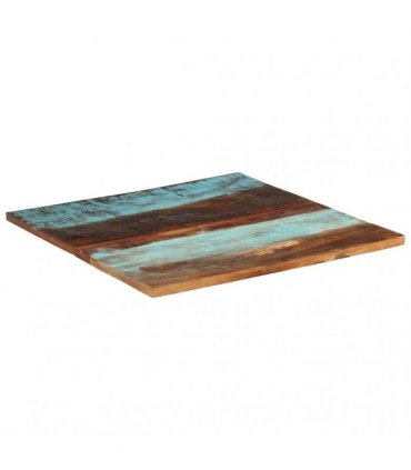 vidaXL Square Table Top 80x80 cm 25-27 mm Solid Reclaimed Wood