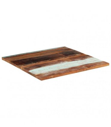 vidaXL Square Table Top 80x80 cm 25-27 mm Solid Reclaimed Wood