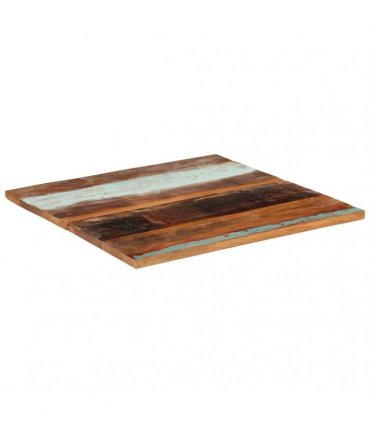vidaXL Square Table Top 80x80 cm 25-27 mm Solid Reclaimed Wood