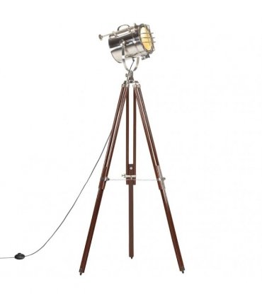 vidaXL Tripod Floor Lamp Solid Mango Wood 180 cm