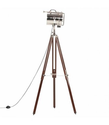 vidaXL Tripod Floor Lamp Solid Mango Wood 180 cm