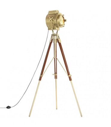 vidaXL Tripod Floor Lamp Solid Mango Wood 193 cm