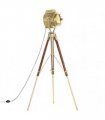 vidaXL Tripod Floor Lamp Solid Mango Wood 193 cm