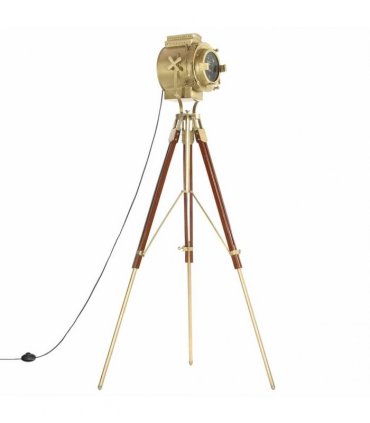 vidaXL Tripod Floor Lamp Solid Mango Wood 193 cm