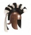 vidaXL Greek Warrior Helmet Antique Replica LARP Copper Steel