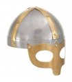 vidaXL Viking Helmet Antique Replica LARP Silver Steel
