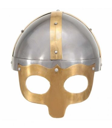 vidaXL Viking Helmet Antique Replica LARP Silver Steel