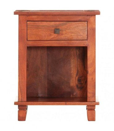 vidaXL Bedside Cabinet 40x30x50 cm Solid Acacia Wood