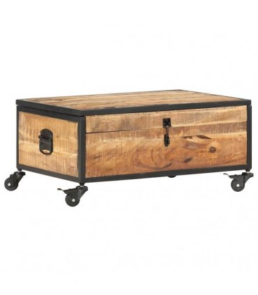 vidaXL Coffee Table 70x50x33 cm Solid Mango Wood
