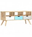 vidaXL TV Cabinet 110x35x48 cm Solid Mango Wood