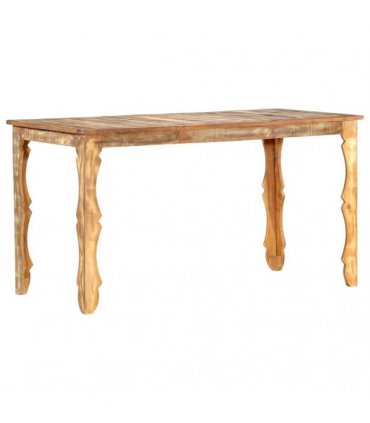 vidaXL Dining Table 140x70x76 cm Solid Reclaimed Wood