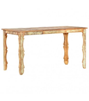 vidaXL Dining Table 140x70x76 cm Solid Reclaimed Wood