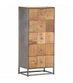 vidaXL Drawer Cabinet 45x30x100 cm Solid Reclaimed Wood