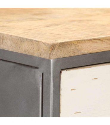vidaXL Drawer Cabinet 45x30x105 cm Solid Mango Wood
