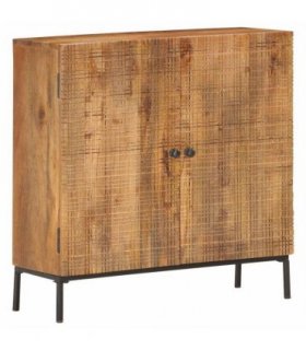 vidaXL Sideboard 75x30x75 cm Solid Mango Wood