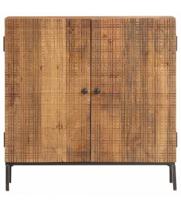 vidaXL Sideboard 75x30x75 cm Solid Mango Wood
