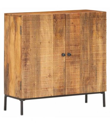 vidaXL Sideboard 75x30x75 cm Solid Mango Wood