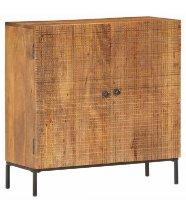 vidaXL Sideboard 75x30x75 cm Solid Mango Wood