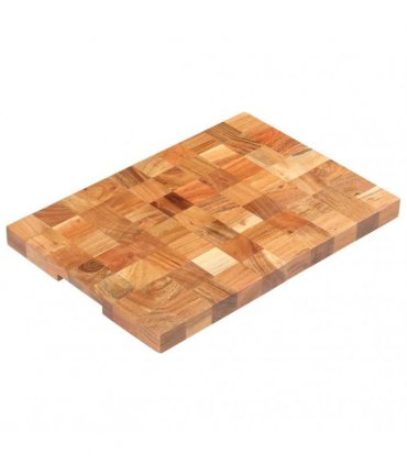 vidaXL Chopping Board 50x34x3,8 cm Solid Acacia Wood