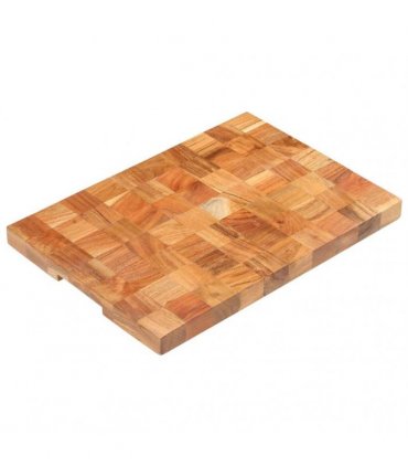 vidaXL Chopping Board 50x34x3,8 cm Solid Acacia Wood