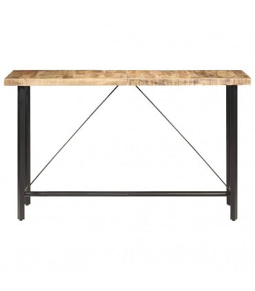 vidaXL Bar Table 180x70x107 cm Rough Mango Wood
