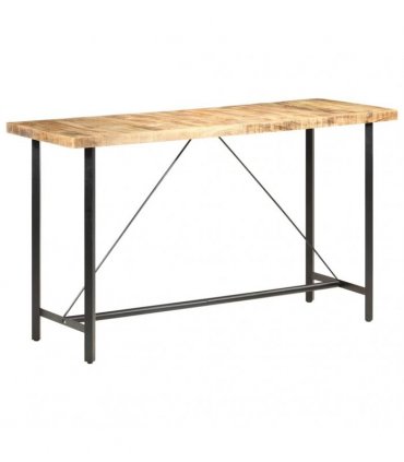 vidaXL Bar Table 180x70x107 cm Rough Mango Wood