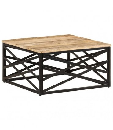 vidaXL Coffee Table 68x68x35 cm Solid Mango Wood