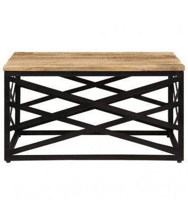 vidaXL Coffee Table 68x68x35 cm Solid Mango Wood
